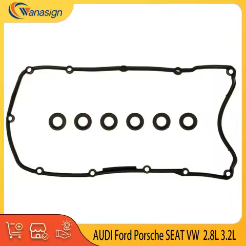 AUTO ENGINE PARTS Valve cover gasket SET for AUDI Ford Porsche SEAT Volkswagen 2.8L 3.2L V6 24V GAS 