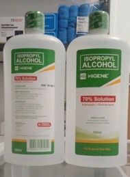 HIGENE Alcohol, Isopropyl 70%, 500ml