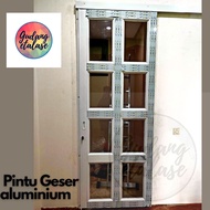 Pintu Geser aluminium/Pintu Sliding aluminium/Pintu mahkota