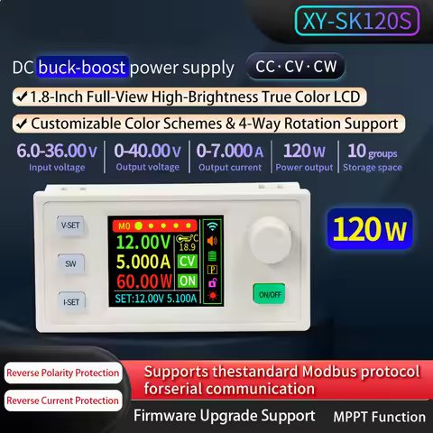 SK120S Digital Voltage Step-Up/Step-Down Module Adjustable Regulated Power Supply Module Solar Charg