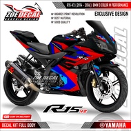Latest Decal Sticker FULL BODY Yamaha R15 V2 MOTIF livery bmw3color m performance
