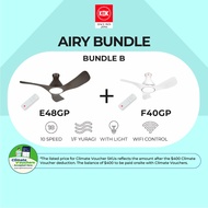 [NEA Climate Voucher $400] KDK Airy Bundle B (E48GP + F40GP)