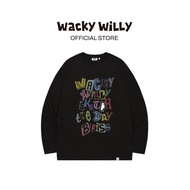 WACKY Willy Front Graphic Long Sleeve Black (80011SFGLSU_S6BKXX)