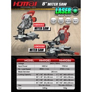 HOMAI  8"/210mm 1400W/1700W Miter Saw/Sliding Miter Saw with Laser Light HM9083/HM9086 - 6 Months Lo