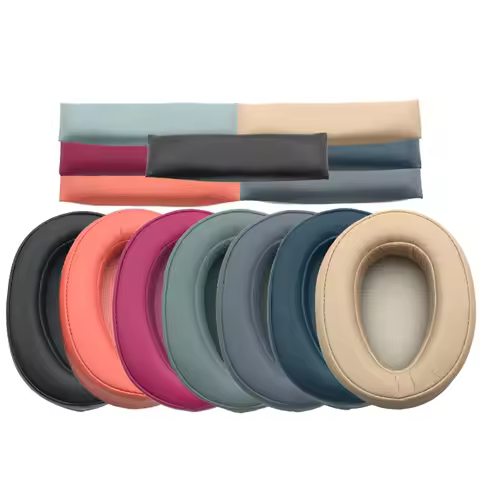 Replacement Earpads Cushions Headband Pad For Sony MDR-100ABN WH-H900N Headphones