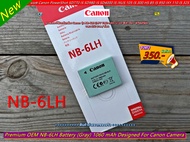 NB-6LH Battery แบตกล้อง Canon IXUS 105IS 200IS 210IS 300HS 300HS 85IS 95IS 970IS 990IS Canon IXY 10S