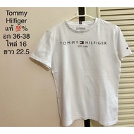 Forward️T omm y H ilfige r T-Shirt ️ 100% Authentic Big Logo Middle Band Screen Printing Can Be Iron