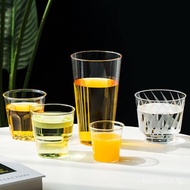 Jinwuyuan Disposable Aviation Cups Wholesale ps Transparent hard plastic water cup advertising cup m