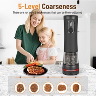 Electric Pepper Grinder Sichuan Pepper Black Pepper Salt Grinding Bottle Seasoning Bottle Jar Rechar