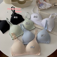 Korean seamless push up bra for woman wireless underwear with foam non wire