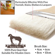 VARNISH BRUSH SHELLAC PAINT BRUSH FOR WOOD FURNITURE SHELLAC