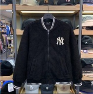 韓國 MLB 成人正品 💥斷碼優惠💥 男女可穿長袖毛絨黑色棒球外套 量少賣完冇補貨連吊牌 (官網售約HK$1100) XS/S/M碼 🩷查詢更多實物圖片/瀏覽更多本店靚貨品請PM🩷