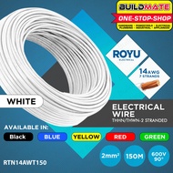 BUILDMATE Royu THHN / THWN-2 Stranded Wire Gauge #14 AWG 2.0mm2 150 Meters Electrical Stranded Cable