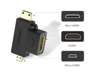 Đầu chuyển đổi HDMI sang Mini HDMI/ Micro HDMI Ugreen 20144 Chính Hãng