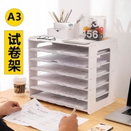 0DUH Best-Selling a4 Vertical File Rack Test Paper Rack Paper Storage Classification Large Capacity 