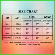 ∏ Inside out 2 Terno Kids Tshirt Jogger (1-11yrs.old small-xlarge) trendy clothes for Boys Girls