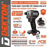Thân máy chuyên vít dùng pin 21v Dekton Gen 4 promax M21-CV250PROMAX