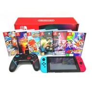NS Nintendo Switch V2 Console (Neon Blue/Red) 主机