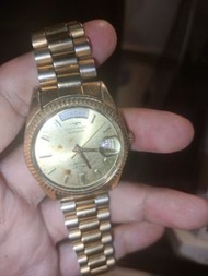 Technos 自動上鏈星期日曆手錶