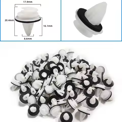 Door Panel Clips 9mm Hole Auto Fastener Clip For BMW E34 E36 E38 E39 E46 M3 M5 Z3 X5 Door Panel Clip