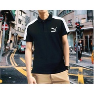 Fashion Men Polo Shirt Boy T-shirt Polo Tee Sweatshirt Short-Sleeved Polo Men's Lapel Shirt  Polo Tee Tops