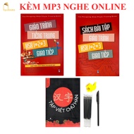 Book - Combo: HSK1-2-3 Chinese communication textbook - with workbook + Practice writing Chinese cha