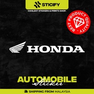 Honda Vinyl Stickers | Sticker | Kereta | Motor | Helmet | Basikal | Decoration