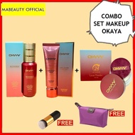 [COMBO SET MAKEUP ] Okaya Masterpiece Liquid Foundation Mua Bellaz + Okaya Primer + Okaya Loose Powd