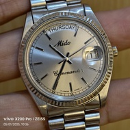 Jam Mido Commander original, jam swiss bekas, mido 8299, jam vintage otomatis, jam seken original,
