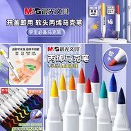 Chenguang Acrylic Marker Soft Tip Children Students Art Painting Dedicated Can Diaries Opaque Washab