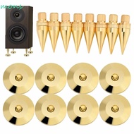 MONS Speaker Spikes, Copper Gold Speaker Feet Pad, Isolation Stand Copper Isolation Stand DVD Player