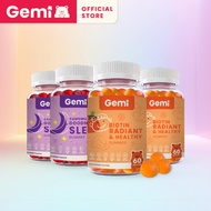Gemi Biotin & Goodnight Sleep Gummy/GemiGummi 4 Jars /