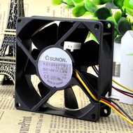 YY KD1208PTB2 12V 1.4W 8025 8CM CASE 3WIRES COOLING FAN