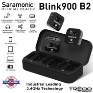 Saramonic Blink900 B2 Dual Channel Wireless Microphone System with Charging Case