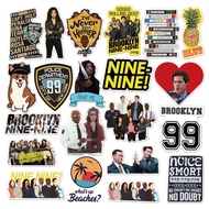 50-Piece Brooklyn Nine-Nine Sticker Set, Waterproof Decals for Laptop, Phone, iPad, Notebook & Lugga
