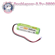 DOUBLEPOW 2200 3000 3500mah 3.7V 18650 Battery Pack XH2.54-2p Plug Li-lon Rechargeable Lithium Batte