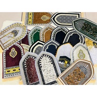 50 pcs Size 35*60cm Sejadah tebal gebu 3D CORAK TIMBUL Sejadah Murah Hadiah Prayer Mat NEW Sejadah