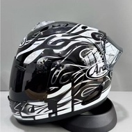 AR/AI RX7 RR5 Black Haga full face helmet, motorcycle riding anti fall helmet