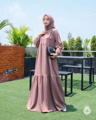ALCAVELLA - Zarifa Dress | Dress Wanita | Dress Muslim | Gamis Muslim | Dress Kondangan | Gamis Kond
