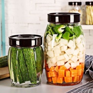 [OMG]kueh container tempat kuih canister rayaSealed Jar Glass Storage Jar Pickle Jar Pickled Vegetable Bottle Snack Jam Kitchen Enzyme Storage Fresh-Keeping Jar