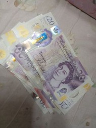 英磅20元每張250