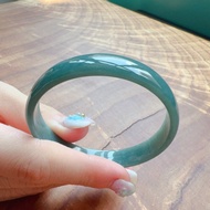 冰種藍水雪花棉翡翠手鐲 | 16圍 | 天然A貨翡翠 |  送禮