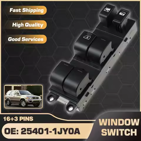 Electric Power Car Window Control Switch Button For Nissan Pathfinder R50 MK2 Nissan Terrano Infinit