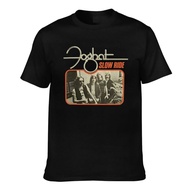 Fashion Printed Foghat Slow Ride Album Roger Earl Bryan Bassett Dave Peverett Casual Mens Tee