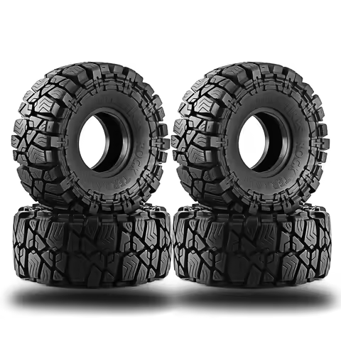 1.9 RC Crawler Tires OD 120mm 1/10 Rubber Mud Grappler Wheels Tyres For 1/10 Scale Rock Crawler Car 