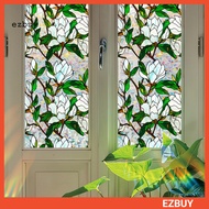 [EY] Static Window Film Pvc Window Film Flower Window Privacy Film Double-sided Stained Glass Rainbo