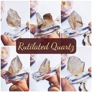 Rutilated Quartz Mini Specument (Rutile, Rutilated Quartz, Specument, Quartz, Gold Rutilated Quartz,