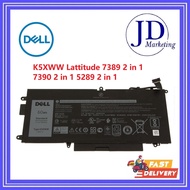 Original DELL K5XWW Latitude 7389 2-IN-1 7390 2-IN-1 5289 2-IN-1 Laptop Battery