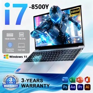(รับประกัน 3 ปี+COD) 2026 Brand New น๊ตบุ๊คขนาดพกพา 15.6 inch Intel Core i7-8500Y/Intel Core i9-8950