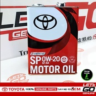 (Made In Japan) >> 0W20 Engine Oil Fully Synthetic 08880-84106 SP GF-6A Genuine 4L 4 Liter Hybrid ZW